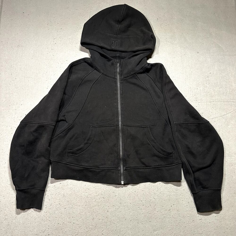 Lulu Lemon Suba Oversized Full Zip Women's M/L Black Athleisure